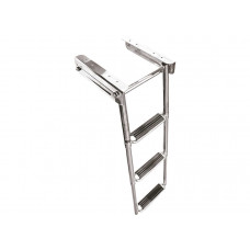 IN CAGE WIDE STEP TELESCOPIC LADDERS