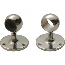CHROMED BRASS CLASSIC HANDRAIL SUPPORTS