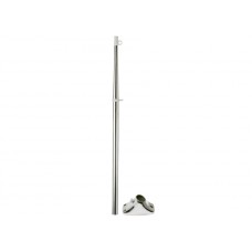 CLASSIC WHITE CAP STAINLESS STEEL FLAG STAFF