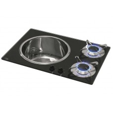 2 BURNER STOVE WITH SINK