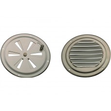 S/S ADJUSTABLE LOUVERED ROUND VENT