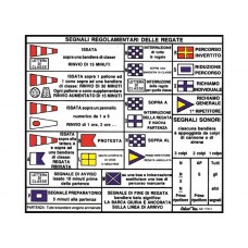 REGATTA SIGNAL FLAG CHART STICKER