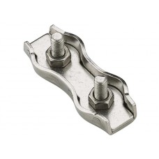 STAINLESS STEEL FLAT DOUBLE WIRE CLAMPS