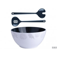 SALAD BOWL WITH SERVE CUTLERY